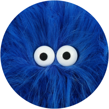 Buy blue-faux-fur Faux Fur Fabric Sample