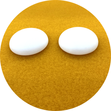 50mm Blank Round Flat Puppet Eyes - 0