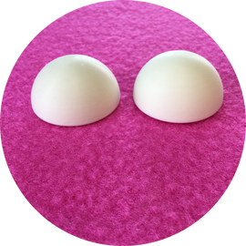 45mm Blank Domed Puppet Eyes - 0
