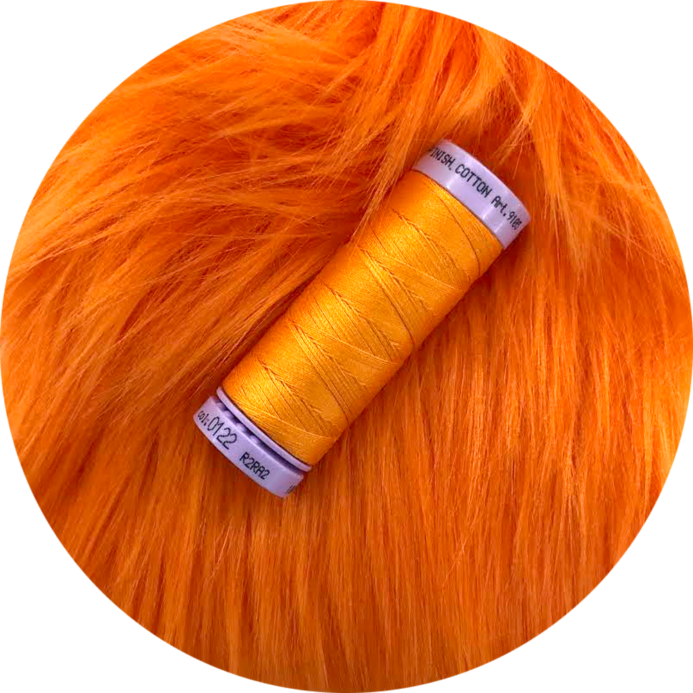 Orange Cotton Thread | Puppet Pelts
