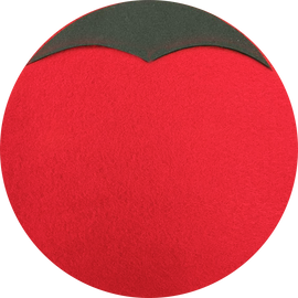 Red Felt 18" x 36"