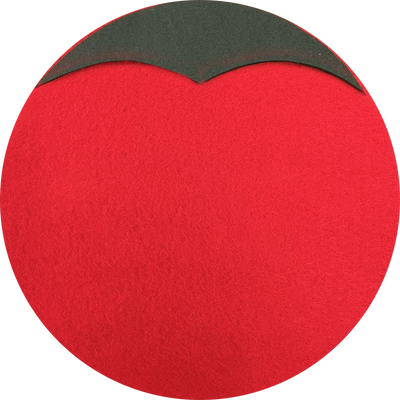 Red Felt 18" x 36"