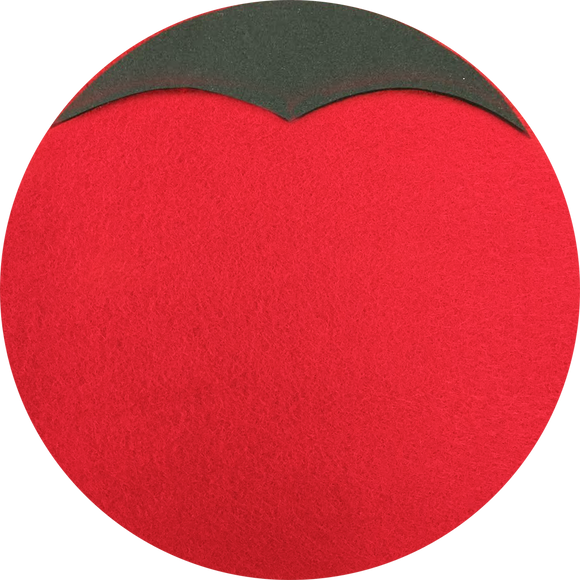 Red Felt 18" x 36"